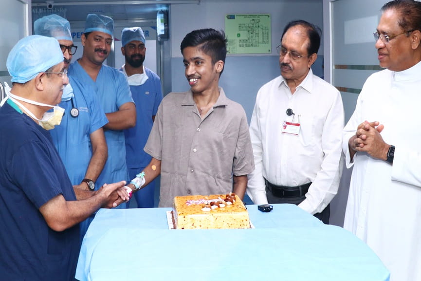 ashwanth heart transplant in kochi lisie hospital