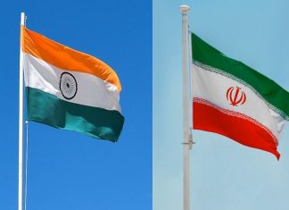 നാവികൻ കൊല്ലപ്പെട്ട സംഭവം; ഇറാൻ ഡെപ്യൂട്ടി അംബാസഡറെ വിളിച്ചുവരുത്തി India-Iran Flags