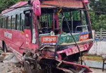 നിയന്ത്രണം വിട്ട ബസ് അഞ്ച് വാഹനങ്ങളിൽ ഇടിച്ച് ഒരുമരണം; നിരവധിപ്പേർക്ക് പരിക്ക് bus accident