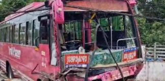 നിയന്ത്രണം വിട്ട ബസ് അഞ്ച് വാഹനങ്ങളിൽ ഇടിച്ച് രണ്ടുമരണം; നിരവധിപ്പേർക്ക് പരിക്ക് bus accident