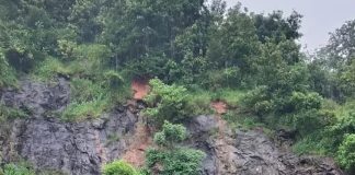 കുതിരാൻ തുരങ്കത്തിൽ മണ്ണിടിച്ചിൽ; പ്രദേശത്ത് മഴ തുടരുന്നതിൽ ആശങ്ക Kuthiran tunnel landslide