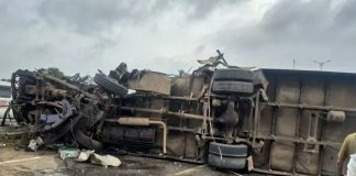 KSRTC Accident In Bengaluru-Mysuru Expressway