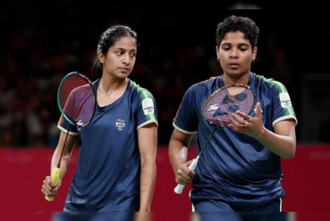 ലോക ബാഡ്മിന്റൺ ചാംപ്യൻഷിപ്പ്; വനിതാ ഡബിൾസിൽ ഇന്ത്യക്ക് വെങ്കലം Treesa Jolly and Gayatri Gopichand