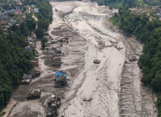 Nepal flash flood