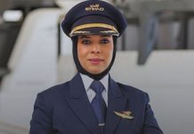 Etihad Airways Captain Huda Al Musallami
