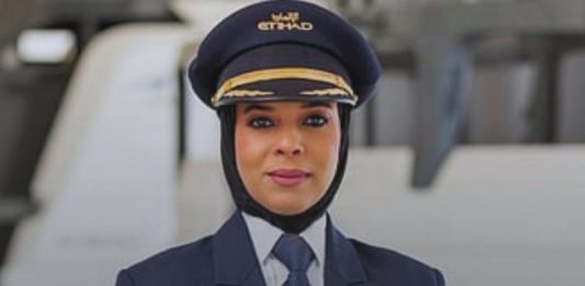 Etihad Airways Captain Huda Al Musallami