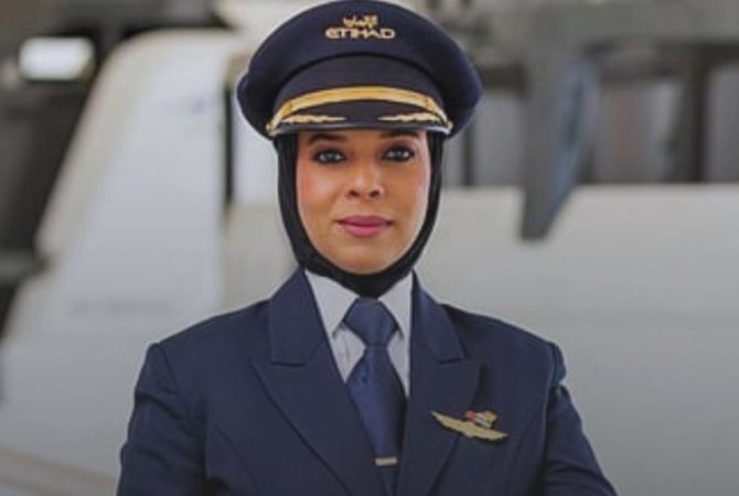 Etihad Airways Captain Huda Al Musallami