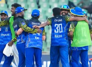 Kochi Blue Tigers Won by one run