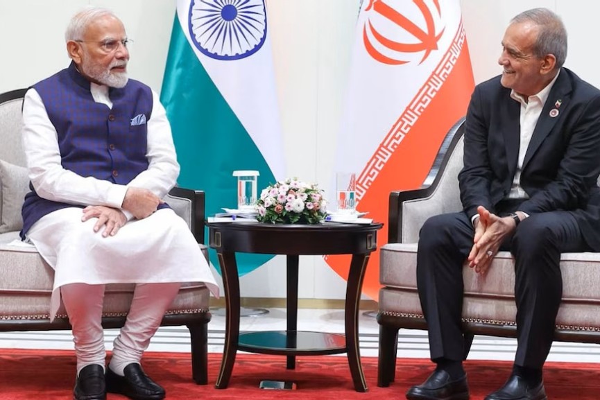 Narendra Modi- Masoud Peseshkian Meet Narendra Modi- Masoud Peseshkian Meet