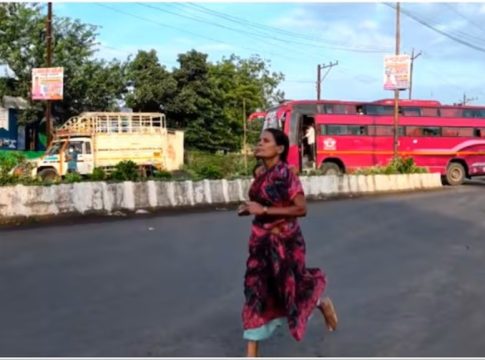 ട്രാക്ക് സ്യൂട്ടും കോട്ടുമില്ല; നഗ്നപാദയായി മാരത്തണിൽ ഓടി ഒന്നാമതെത്തി രമാഭായ് mother runs marathon barefoot to fund daughters' education