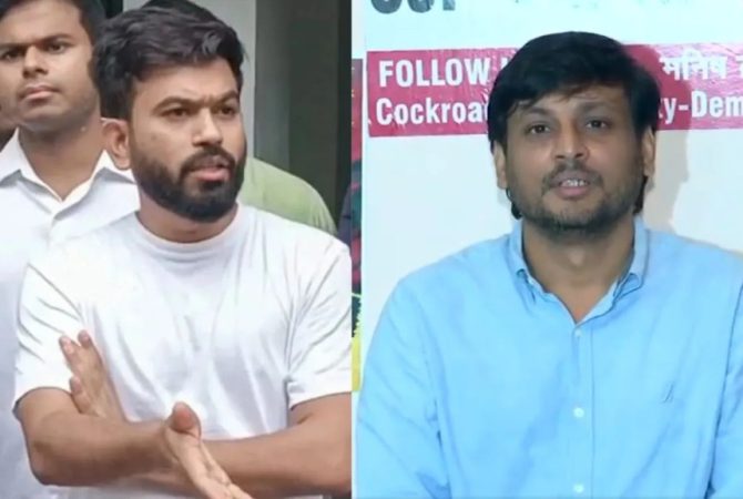 കോക്രോച്ച് ജനതാ പാർട്ടി പിളർന്നു; പുതിയ വിഭാഗം രൂപീകരിച്ച് മനീഷ് ബ്രഹ്മഭട്ട് Abhijeet Dipke, Manish Brahmbhatt