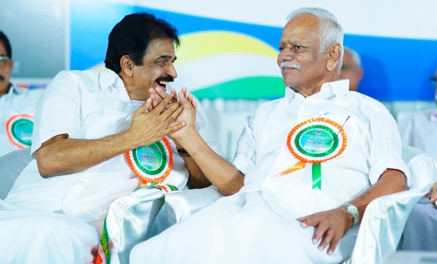 KC Venugopal and K Achuthan