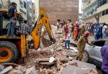 building collapse in Delhi