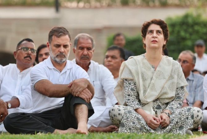 INDIA Alliance protest in delhi