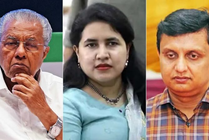 മാസപ്പടിക്കേസ്; എഫ്ഐആർ രജിസ്റ്റർ ചെയ്ത് വിജിലൻസ്, പിണറായി ഒന്നാംപ്രതി pinarayi-vijayan-veena-riyas