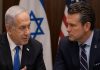 US Defense Secretary Pete Hegseth met with Israeli _Prime Minister Benjamin Netanyahu