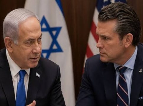 US Defense Secretary Pete Hegseth met with Israeli _Prime Minister Benjamin Netanyahu
