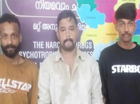 വീട്ടിൽ വെച്ച് എംഡിഎംഎ വിൽപ്പന; മലപ്പുറം വണ്ടൂരിൽ മൂന്നുപേർ അറസ്റ്റിൽ wandoor mdma arrest